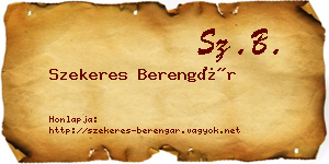 Szekeres Berengár névjegykártya